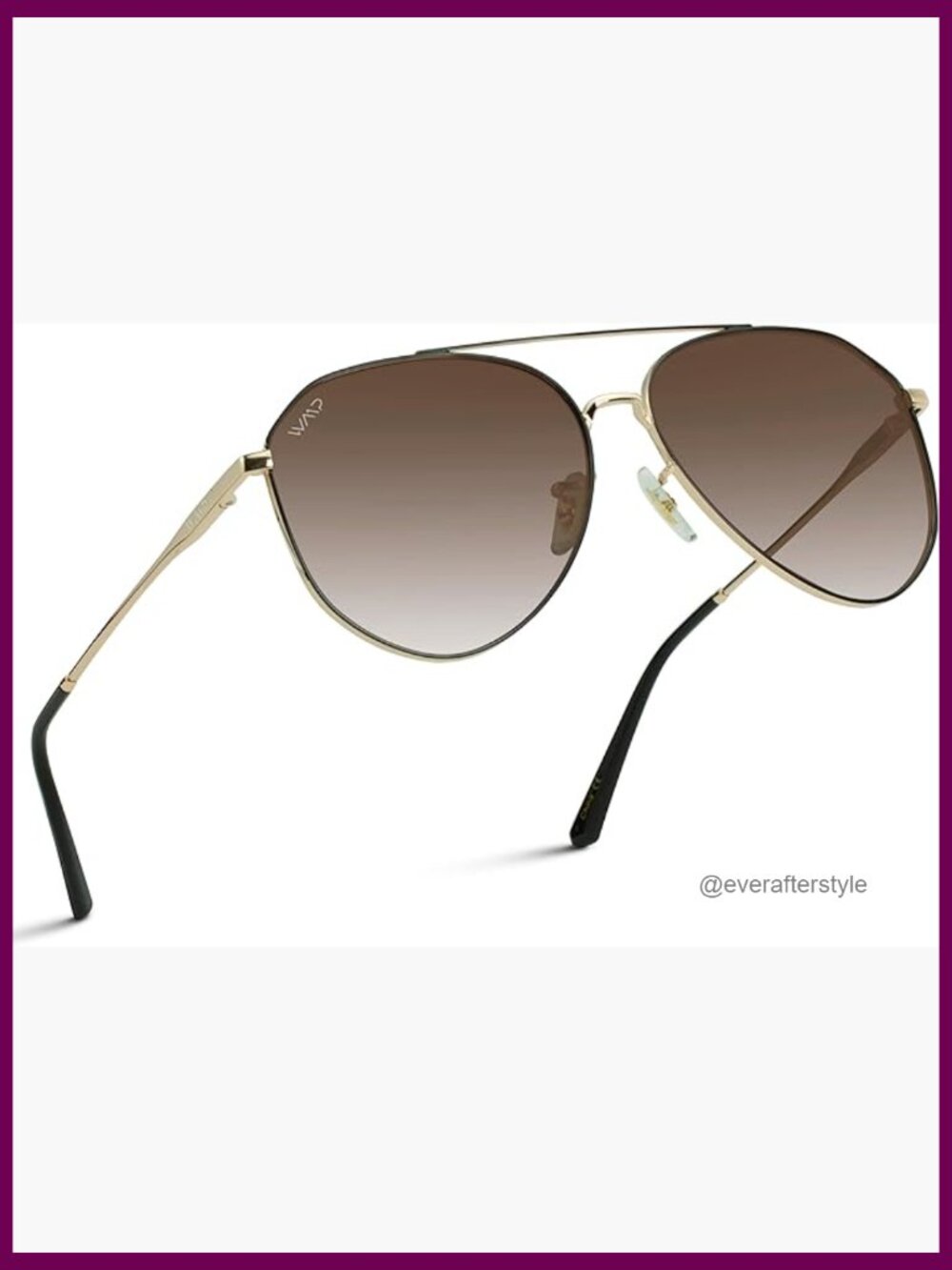 Metal Frame Polarized Aviator Sunglasses UV Protection